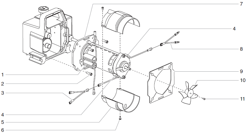 RentSpray 450 Motor Assembly